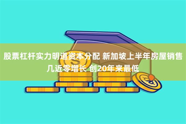 股票杠杆实力明道资本分配 新加坡上半年房屋销售几近零增长 创20年来最低