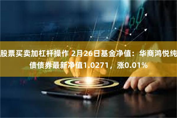 股票买卖加杠杆操作 2月26日基金净值：华商鸿悦纯债债券最新净值1.0271，涨0.01%