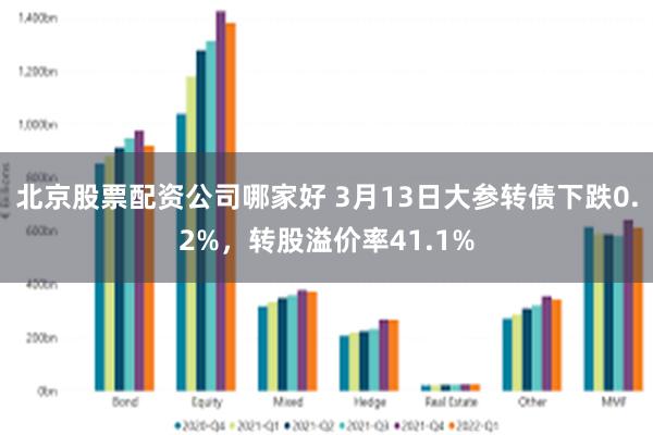 北京股票配资公司哪家好 3月13日大参转债下跌0.2%，转股溢价率41.1%